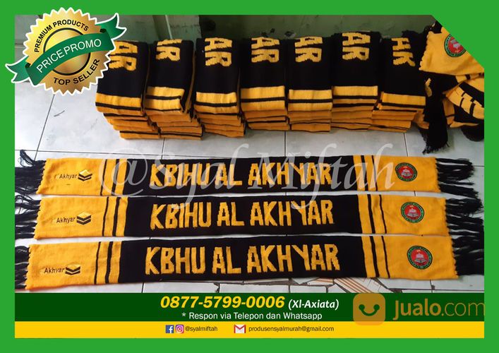 WA : +62 877-5799-0006 Jasa Pembuatan Scarf Satuan Jogja - Syal Rajut Miftah