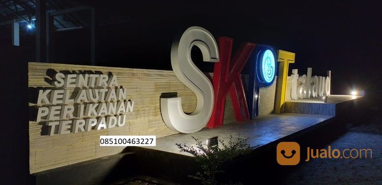 Huruf Timbul Samarinda ,Pembuatan Logo Timbul,Pylon Sign,Totem Sign