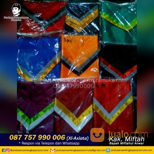 DISKON !!! WA : +62 877-5799-0006 PRODUSEN SCARF PRAMUKA 3 WARNA - Kedai Miftah