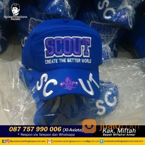 PROMO !!! WA : +62 877-5799-0006 PRODUSEN TOPI PRAMUKA PENGGALANG PUTRA - Kedai Miftah