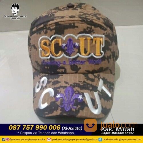 WA : +62 877-5799-0006 GROSIR TOPI PRAMUKA SCOUT - Kedai Miftah