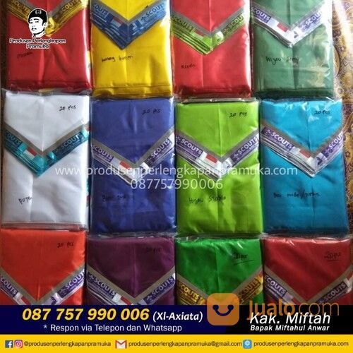 WA : 0877-5799-0006 SCARF PRAMUKA BLITAR Kedai Miftahul Anwar