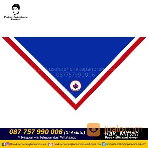 WA : 0877-5799-0006 TOKO SCARF PRAMUKA TERDEKAT Kedai Miftahul Anwar
