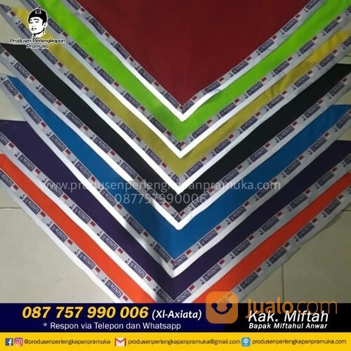 DISKON!!! WA : +62 877-5799-0006 GROSIR SCARF PRAMUKA BATIK Kedai Miftahul Anwar