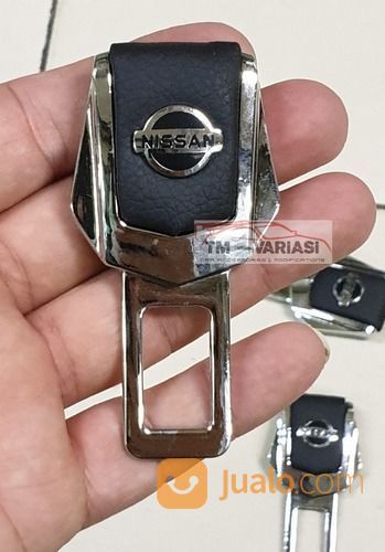 Colokan Seatbelt Kulit Safety Belt Buzzer Extention Besi Tebal Nissan
