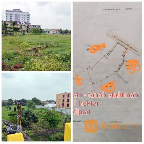 Tanah Premium Luas 1 Hektar Tengah Kota