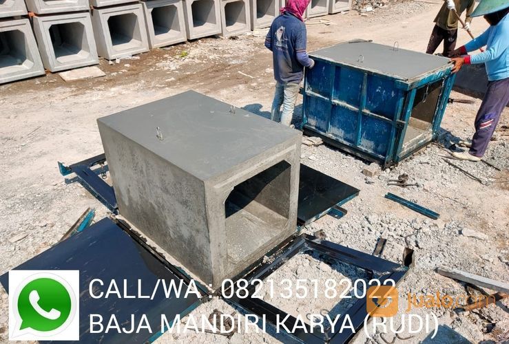 Cetakan Box Culver U60*60*100cm Hasil Beton Jaminan