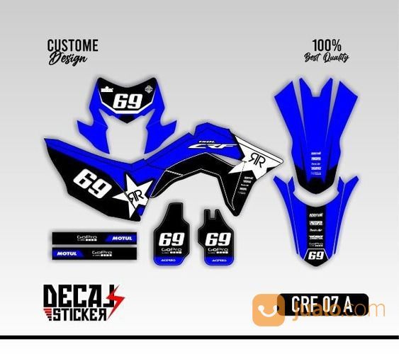 STICKER DECAL MOTOR CRF