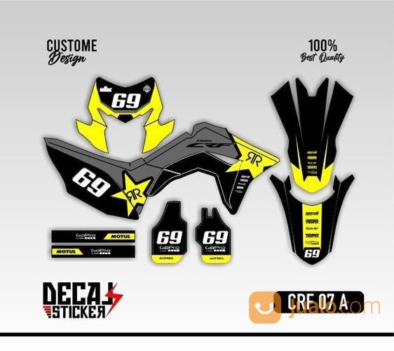 STICKER DECAL MOTOR CRF