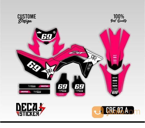 STICKER DECAL MOTOR CRF