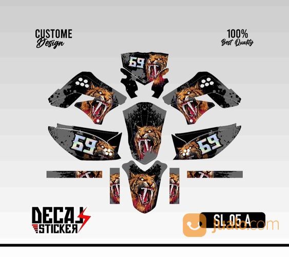 STICKER DECAL MOTOR ONLINE BANDUNG