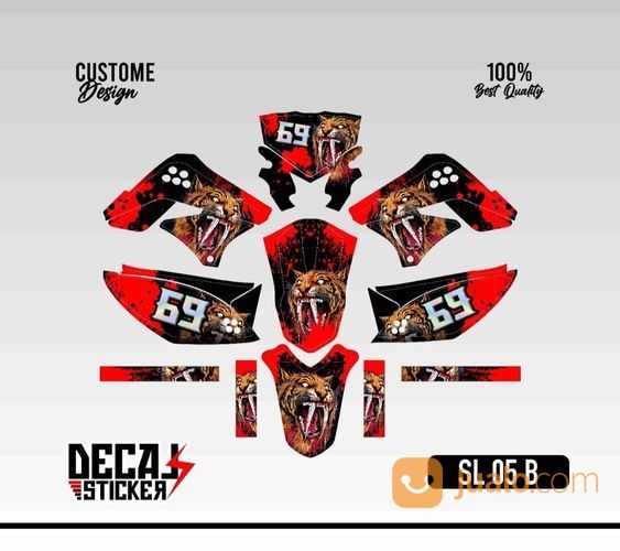 STICKER DECAL MOTOR ONLINE BANDUNG