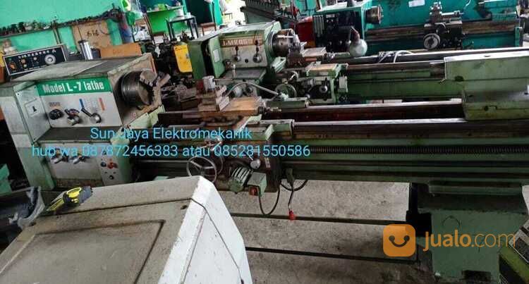 Mesin Bubut L7 Pjg Krj 2 Meter Swing 550 Mm Spindel 3 In