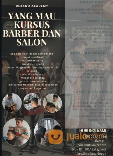 KURSUS BARBERSHOP RECOMMEND