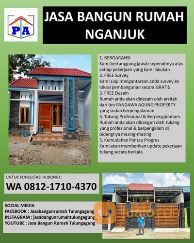 BERPENGALAMAN | 0812-1710-4370 | Jasa Bangun Rumah Cicilan Di Nganjuk, PANDAWA AGUNG PROPERTY