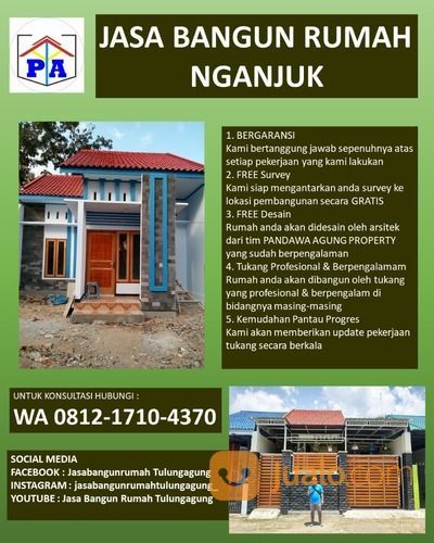 BERPENGALAMAN | 0812-1710-4370 | Jasa Bangun Rumah Cicilan Di Nganjuk, PANDAWA AGUNG PROPERTY