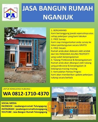 BERPENGALAMAN | 0812-1710-4370 | Jasa Bangun Rumah Cicilan Di Nganjuk, PANDAWA AGUNG PROPERTY