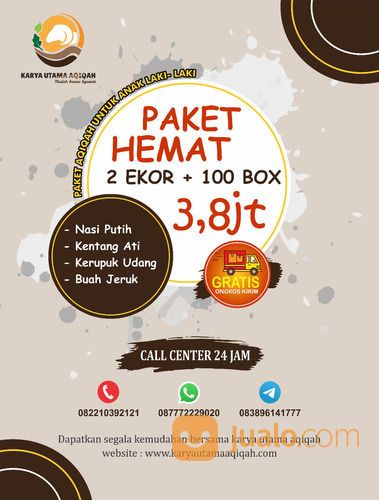 PAKET AQIQAH UNTUK ANAK LAKI-LAKI