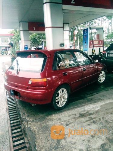 Toyota Starlet XL Tahun 1991 Warna Merah Metalik Mulus