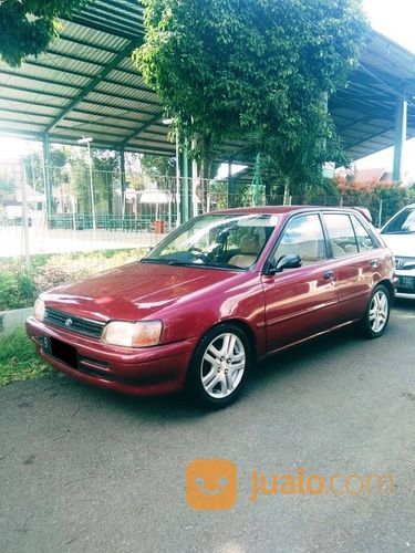 Toyota Starlet XL Tahun 1991 Warna Merah Metalik Mulus