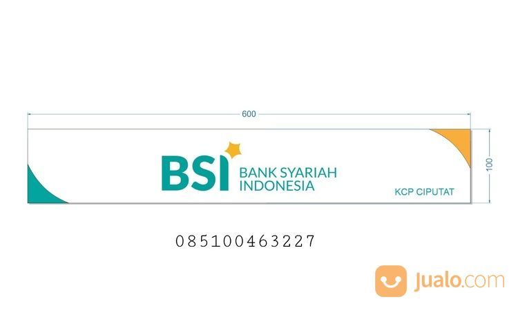 Pembuatan Neon Box Bank Syariah Indonesia Seluruh Indonesia