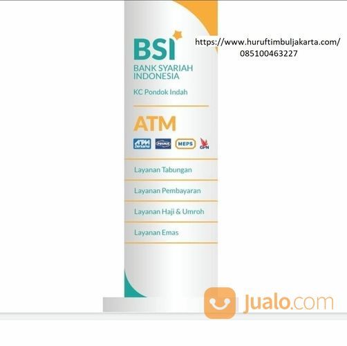 Pembuatan Totem/Pylon Sign Bank Syariah Indonesia(BSI)