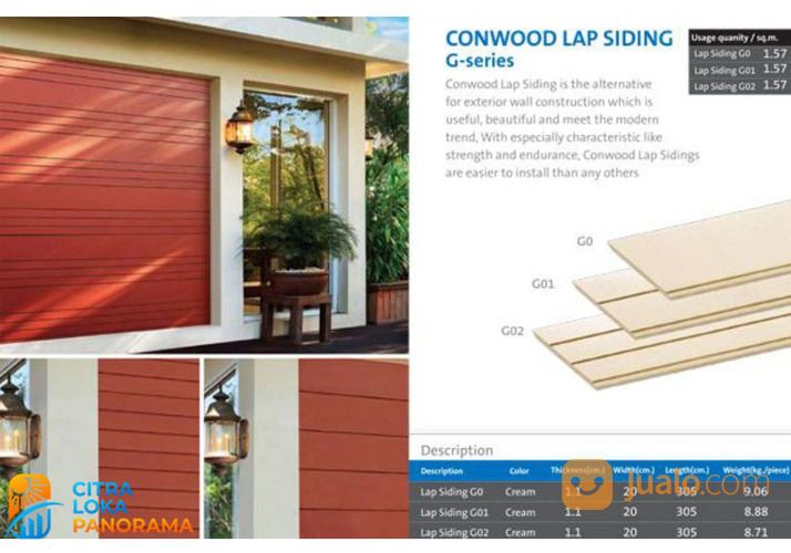 CONWOOD LAP SIDING 8" TIPE G2