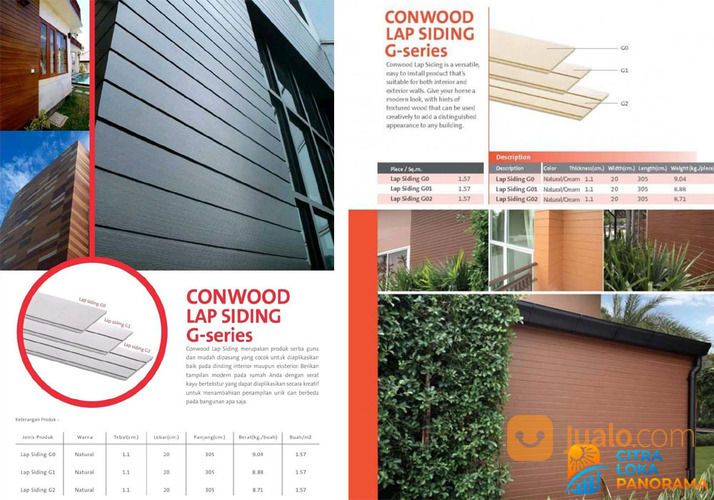 CONWOOD LAP SIDING 8" TIPE G2