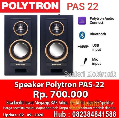 Speaker Aktif Bluetooh Polytron PAS 22 Garansi Resmi