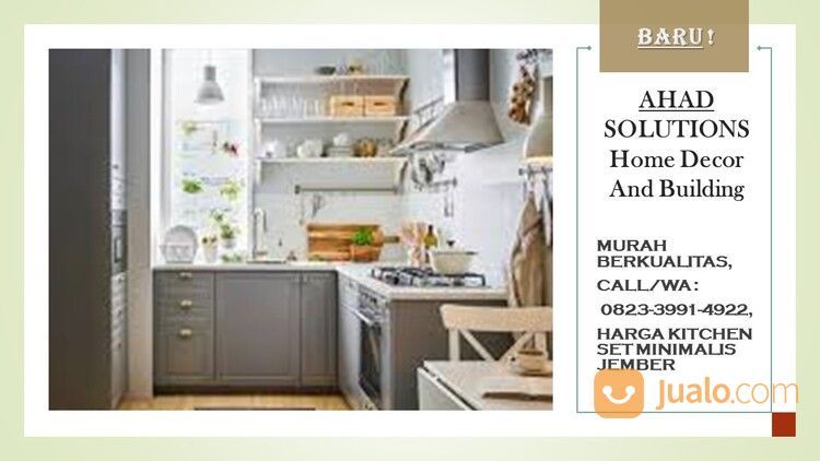 Jasa Pembuatan Kitchen Set Alumunium Jember