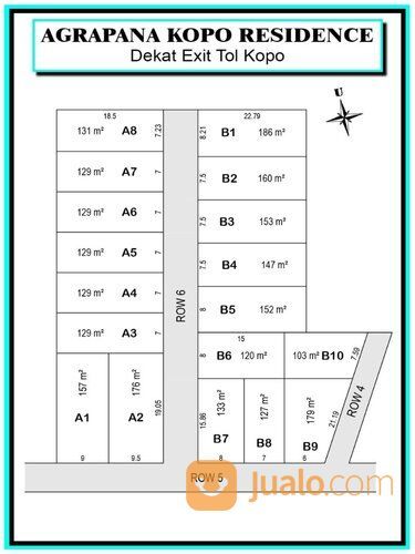 Tanah Kavling Kawasan Kopo, Akses Taman Kopo Indah: Diskon 25%