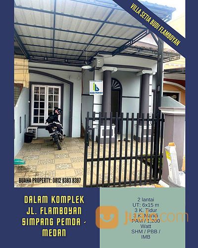 Rumah Murah 2 Lantai Komplek Villa Setia Budi Flamboyan Medan