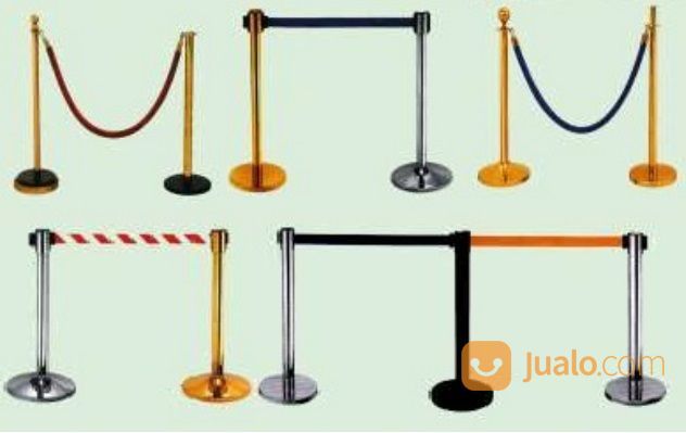 Railing Stand Q Line Divider Pita Tarik Handrail Base,Pembatas Tiang Antrian