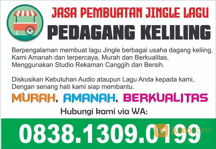 JASA PEMBUATAN JINGLE LAGU UNTUK PEDAGANG KELILING