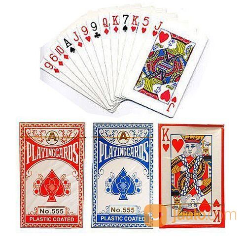 Kartu Remi 1 Set Permainan Sulap Playing Cards As King Queen Jack