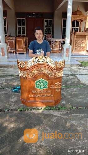 Mimbar Majelis Taklim Mimbar Masjid Kayu Jati