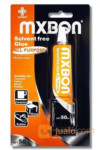 Mxbon Fabric Glue Solvent Free,Lem Kain 20Ml Transparan
