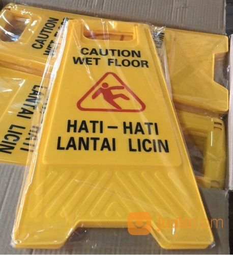 Papan Tanda Peringatan Lantai Licin,Warning Sign Caution Wet Floor