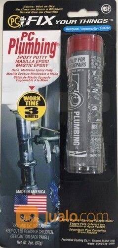 Lem Fix PC 11 Plumbing Epoxy,Tambal Pipa Air Paralon Kran Bocor Besi