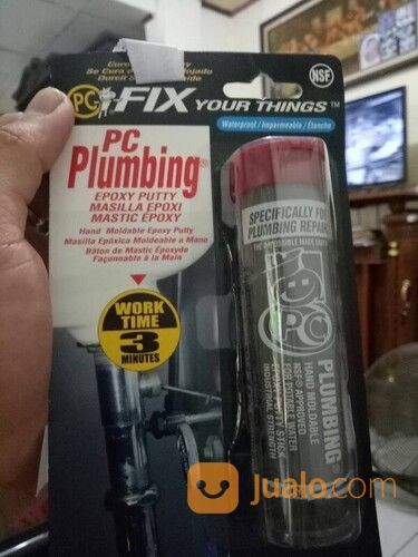 Lem Fix PC 11 Plumbing Epoxy,Tambal Pipa Air Paralon Kran Bocor Besi