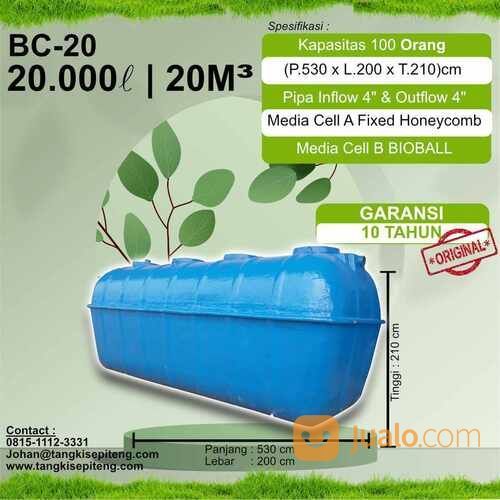 Septic Tank TANGKI BIOTANK 20m3/Day 20000 Liter 20 M3 - Biotech