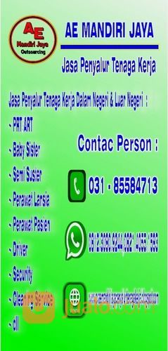 Jasa Penyalur PRT,Baby Sitter,Perawat Lansia,Dll