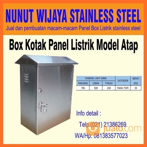 Box Kotak Panel Listrik Model Atap