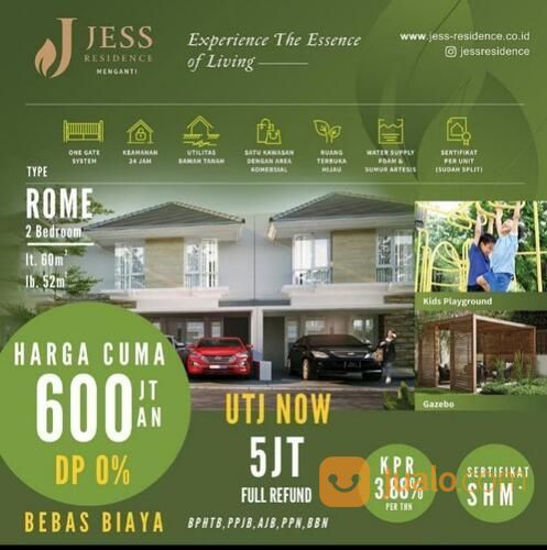 Beli Rumah Dp 0% Ga Perlu Bayar Pajak Hny Di Jess Residence