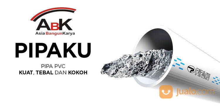 Pipa Paralon PVC Merk PIPAKU AW 1/2 Inchi