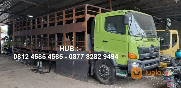 Harga Karoseri Bak Besi Auto Carrier Truk Angkutan Sepeda Motor