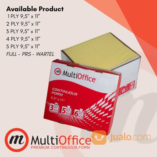 MultiOffice Continuous Form 1 Ply - Full