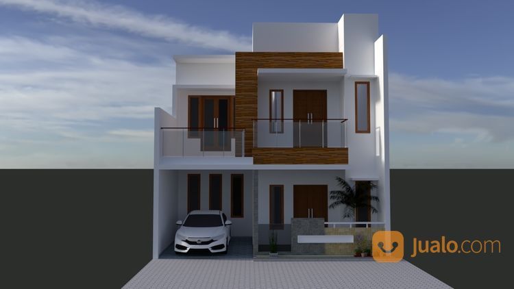 Rumah Mewah Tanpa Bunga Belakang Parkiran BNS Kota Batu Malang Jatim (SHM)