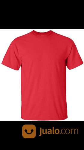 Grosir Kaos Polos Cotton Combed 30s TERLARIS O-Neck PREMIUM Warna Merah LP Size XXL