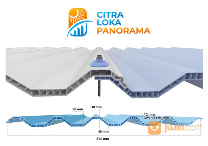 ATAP ROOFTOP SEMI-TRANSPARANT / Atap PVC